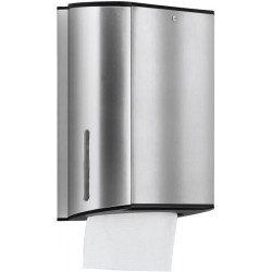 Dispensador de toallas de papel PLAN aluminio anodizado plateado KEUCO