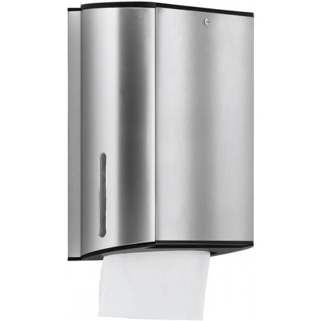 Dispensador de toallas de papel PLAN aluminio anodizado plateado KEUCO