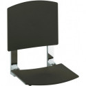 Siège rabattable siège PLAN CARE 360 mm chromé / noir-gris KEUCO