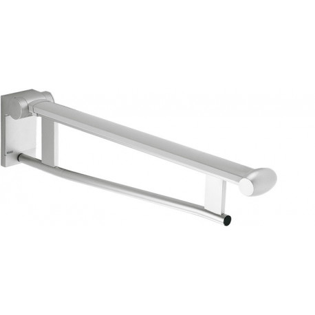 Vasque à bras articulé PLAN CARE saillie 650 mm aluminium anodisé argent / noir-gris KEUCO