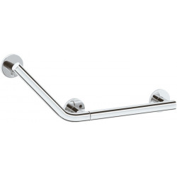Poignée coudée 135Gr PLAN CARE 673/266 mm Version : gauche, aluminium anodisé argent KEUCO