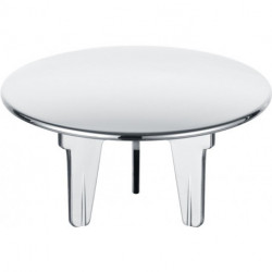 Couvercle pour robinet d'arbre finition aluminium KEUCO