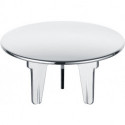 Couvercle pour robinet d'arbre finition aluminium KEUCO