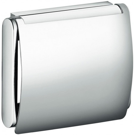 Porte papier toilette PLAN avec couvercle inox KEUCO