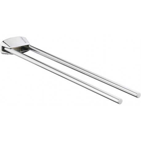 Porte serviette CITY 2 saillie 430 mm, pivotant chromé KEUCO