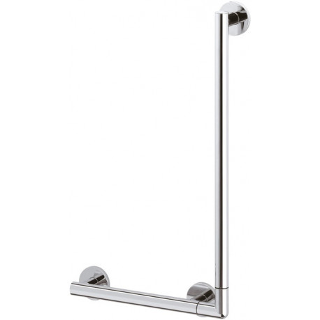 Poignée coudée 90Gr PLAN CARE 465/765 mm aluminium anodisé argent KEUCO