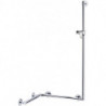 Main courante de douche PLAN avec barre de douche 597/680/1265 mm chromée KEUCO