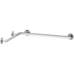 Main courante de douche / baignoire PLAN CARE 797/797 mm aluminium anodisé argent KEUCO