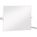 Miroir inclinable PLAN CARE 600 x 540 mm finition aluminium KEUCO