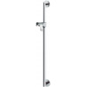 Barre de douche PLAN complète avec glissière de douche 882 mm, aluminium anodisé argent / chromé KEUCO