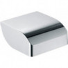 Porte papier toilette ELEGANCE avec couvercle chromé