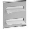 Module lavabo 2 PLAN INTEGRAL 326 x 325 x 143 mm chromé / aluminium, gauche KEUCO