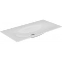 Lavabo en céramique EDITION 11 sans trou pour robinet 1055 x 17 x 538 mm blanc KEUCO