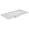 Lavabo en céramique EDITION 11 adaptable sur robinetterie 1 trou 1055 x 17 x 538 mm blanc KEUCO