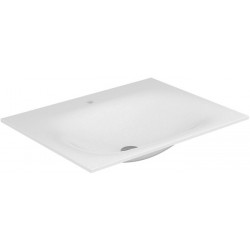 Lavabo Varicor EDITION 11 PLANNING avec alésage 1 trou 700mm blanc arctique soie mat KEUCO