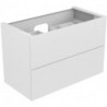 Meuble sous-vasque EDITION 11 1050 x 700 x 535 mm avec éclairage intérieur LED blanc brillant KEUCO
