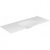 Lavabo Varicor EDITION 11 PLANNING sans trou de robinetterie 1750 mm blanc arctique soie mat KEUCO