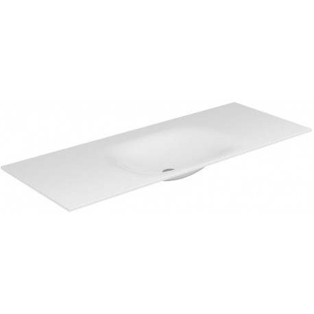 Lavabo Varicor EDITION 11 PLANNING sans trou pour robinet 2800 mm blanc arctique satiné KEUCO