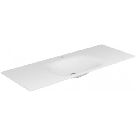 Lavabo Varicor EDITION 11 PLANNING avec perçage 1 trou 1750 mm blanc arctique satiné KEUCO