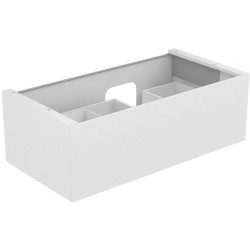 Meuble sous-vasque EDITION 11 PLANNING 1050 x 350 x 535 mm, découpe siphon à droite avec éclairage intérieur LED Truffe KEUCO