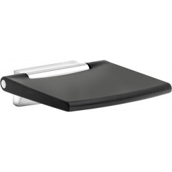 Siège rabattable siège PLAN 370 mm chromé / blanc RAL 9010 KEUCO