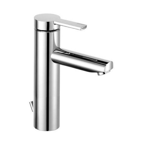 Mitigeur lavabo PLAN BLUE 130 avec vidage 1 1/4 pouce chromé KEUCO