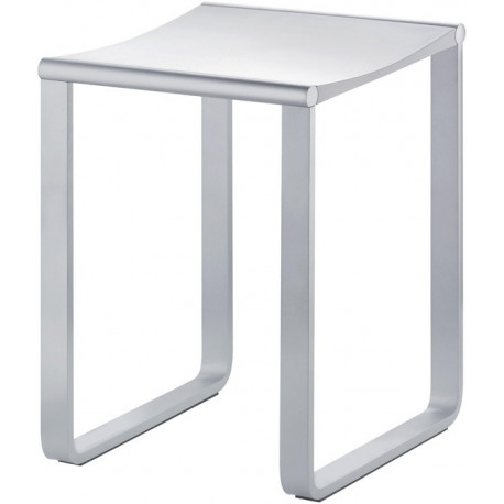 Tabouret PLAN chromé / noir-gris RAL 7021 KEUCO