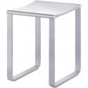 Tabouret PLAN chromé / noir-gris RAL 7021 KEUCO