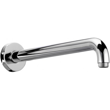 Bras de douche ELEGANCE pour raccordement mural 1/2 pouce saillie 312 mm chromé KEUCO