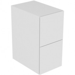 Buffet EDITION 11 350 x 700 x 535 mm avec éclairage intérieur LED blanc brillant KEUCO