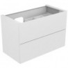 Meuble sous-vasque EDITION 11 PLANNING 1050 x 700 x 535 mm, découpe siphon à gauche avec éclairage intérieur LED Truffe KEUCO