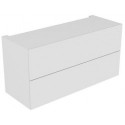 Module meuble sous plan EDITION 11 PLANNING 1400 x 700 x 535 mm avec éclairage intérieur LED blanc brillant KEUCO