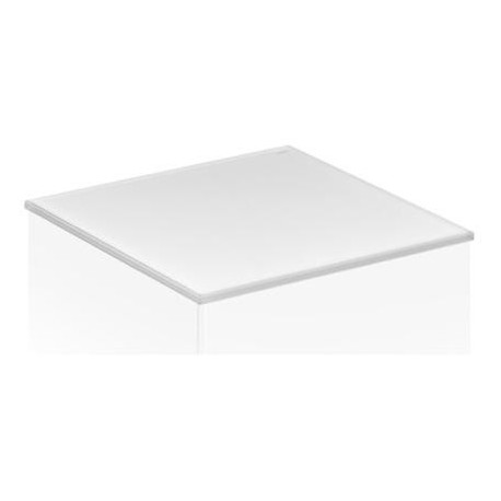 Plaque de recouvrement Edition 11 361x3x520 mm blanc verre clair KEUCO