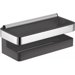 Panier de douche MOLL en 3 parties chromé / anthracite KEUCO