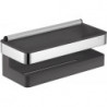 Panier de douche MOLL en 3 parties chromé / anthracite KEUCO