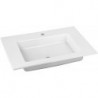 Lavabo en céramique ROYAL 60 705 x 17 x 538 mm adapté aux robinetteries 1 trou blanc KEUCO