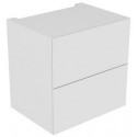 Module meuble sous plan EDITION 11 PLANNING 700 x 700 x 535 mm avec éclairage intérieur LED cachemire / verre cachemire KEUCO