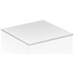 Plaque de recouvrement Edition 11 1052x3x524 mm cachemire verre clair KEUCO