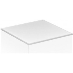 Plaque de recouvrement Edition 11 1411x3x524 mm cachemire verre clair KEUCO