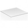 Couvercle Edition 11 1402x3x524 mm verre satiné blanc KEUCO
