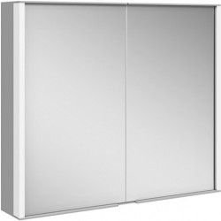 Armoire miroir ROYAL MATCH rallonge murale 800 x 700 x 160 mm teinté argent-anodisé KEUCO
