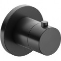 Mitigeur thermostatique IXMO DN 15, UP rosace rond noir chrome brossé KEUCO