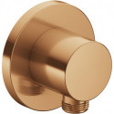 Raccord de tuyau IXMO DN 15 rosace ronde bronze brossé KEUCO