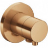 Inverseur 2 voies IXMO DN 15, UP, avec manette IXMO Rosace confort ronde bronze brossé KEUCO