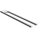 Porte-serviettes EDITION 400 2 parties, saillie fixe 450 mm bronze brossé KEUCO