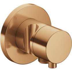 Vanne d'arrêt / inverseur 2 voies IXMO DN 15, UP, avec manette IXMO Rosace confort ronde bronze brossé KEUCO