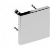 Panneau de recouvrement IXMO carré, 90 x 90 mm noir chrome brossé KEUCO