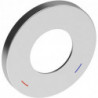 Rosace murale IXMO 105 mm, ronde, en laiton finition aluminium KEUCO