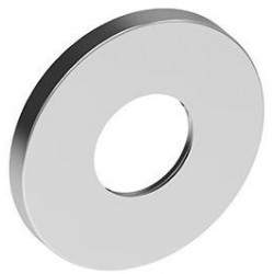Rosace murale IXMO 105 mm, ronde, en laiton finition aluminium KEUCO