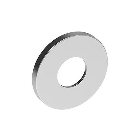 Rosace murale IXMO 105 mm, ronde, en laiton finition aluminium KEUCO